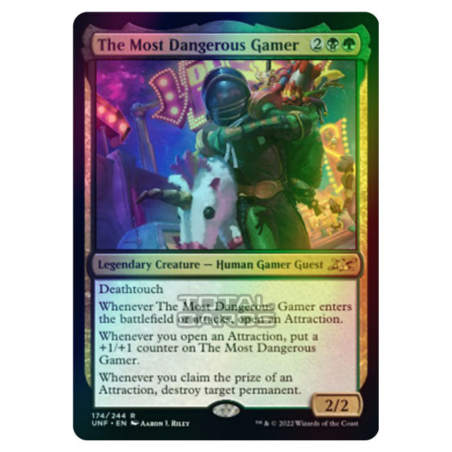 Magic The Gathering - Unfinity - The Most Dangerous Gamer - 174/244 (Foil)