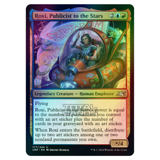 Magic The Gathering - Unfinity - Roxi, Publicist to the Stars - 177/244 (Foil)