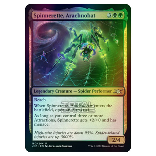 Magic The Gathering - Unfinity - Spinnerette, Arachnobat - 180/244 (Foil)