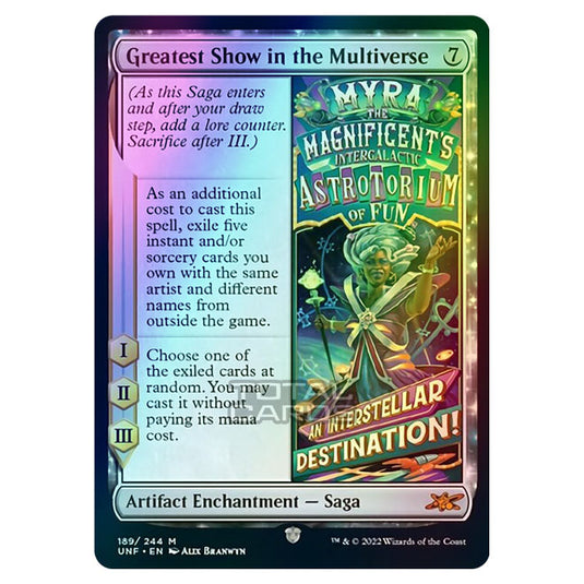 Magic The Gathering - Unfinity - Greatest Show in the Multiverse - 189/244 (Foil)