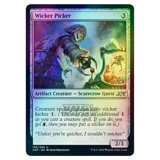 Magic The Gathering - Unfinity - Wicker Picker - 196/244 (Foil)