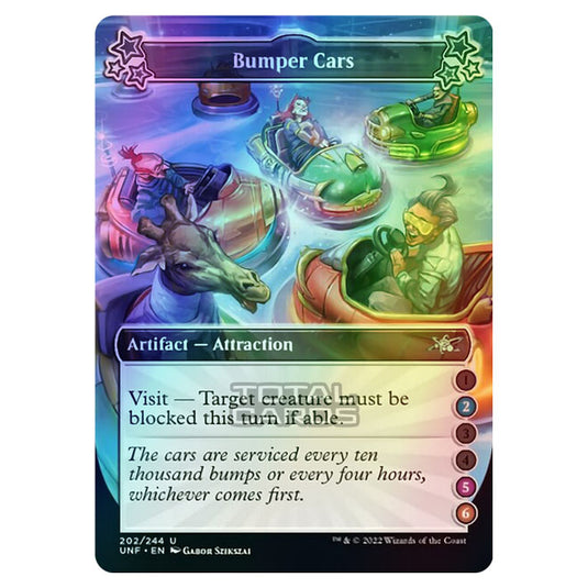 Magic The Gathering - Unfinity - Bumper Cars - 202c/244 (Foil)