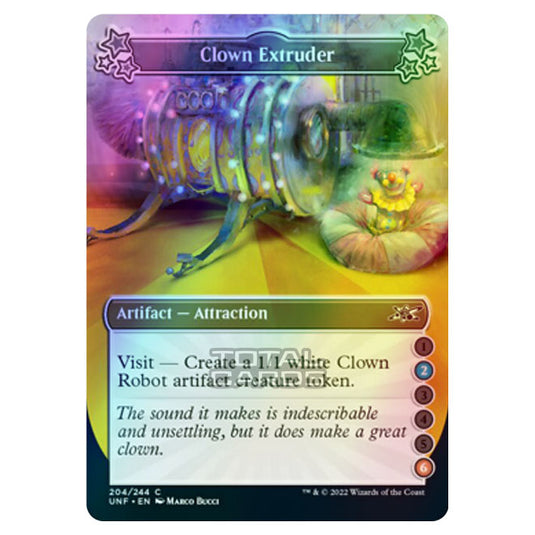 Magic The Gathering - Unfinity - Clown Extruder - 204a/244 (Foil)