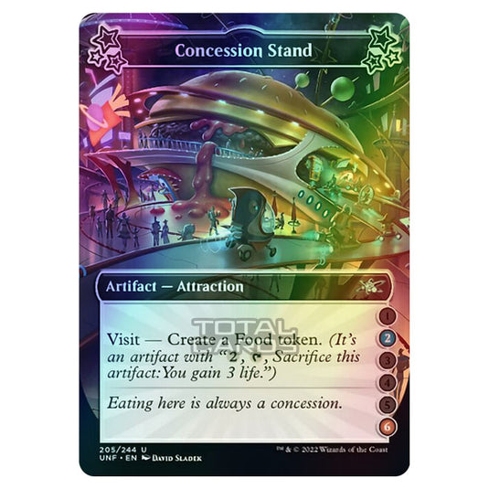 Magic The Gathering - Unfinity - Concession Stand - 205a/244 (Foil)