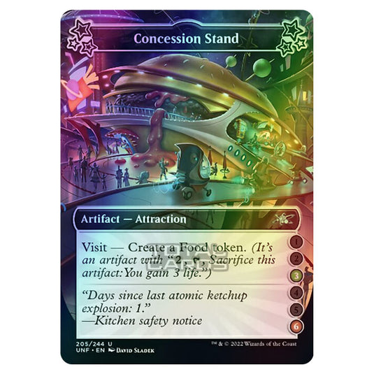 Magic The Gathering - Unfinity - Concession Stand - 205b/244 (Foil)