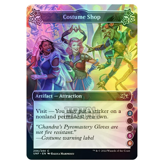 Magic The Gathering - Unfinity - Costume Shop - 206c/244 (Foil)