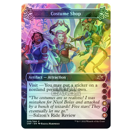 Magic The Gathering - Unfinity - Costume Shop - 206f/244 (Foil)