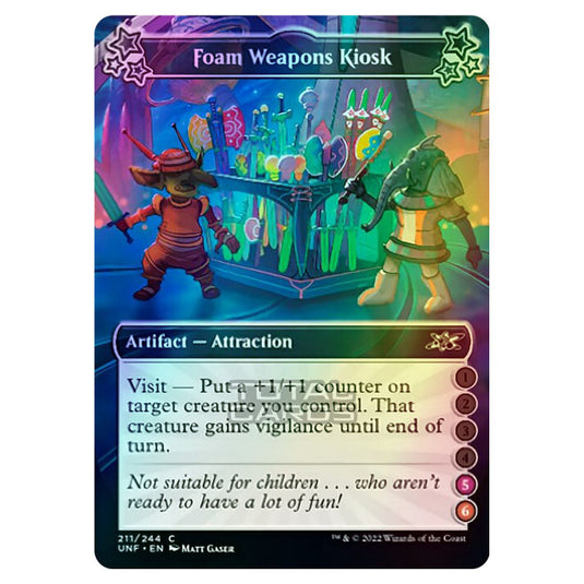 Magic The Gathering - Unfinity - Foam Weapons Kiosk - 211d/244 (Foil)