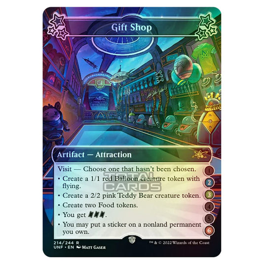 Magic The Gathering - Unfinity - Gift Shop - 214a/244 (Foil)