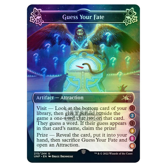 Magic The Gathering - Unfinity - Guess Your Fate - 215c/244 (Foil)