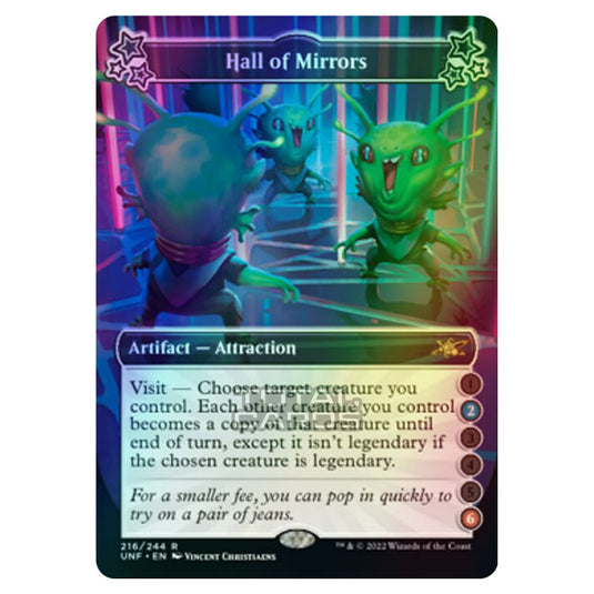 Magic The Gathering - Unfinity - Hall of Mirrors - 216a/244 (Foil)