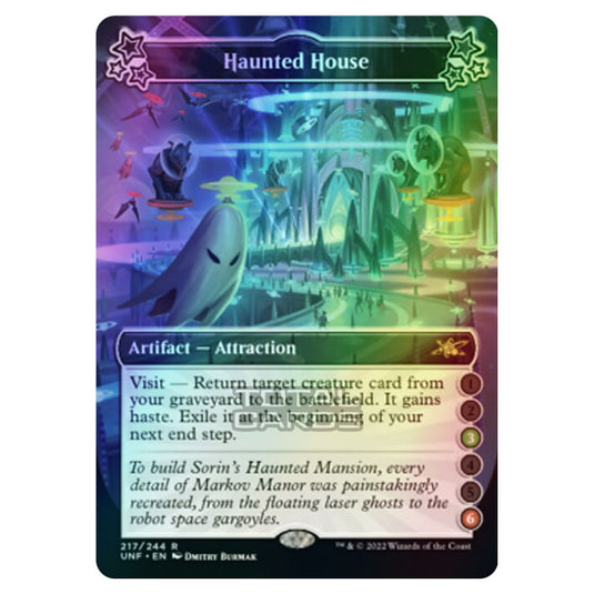 Magic The Gathering - Unfinity - Haunted House - 217a/244 (Foil)