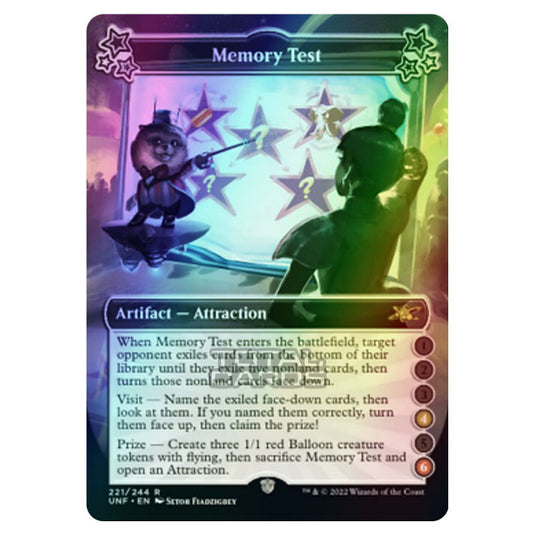 Magic The Gathering - Unfinity - Memory Test - 221a/244 (Foil)