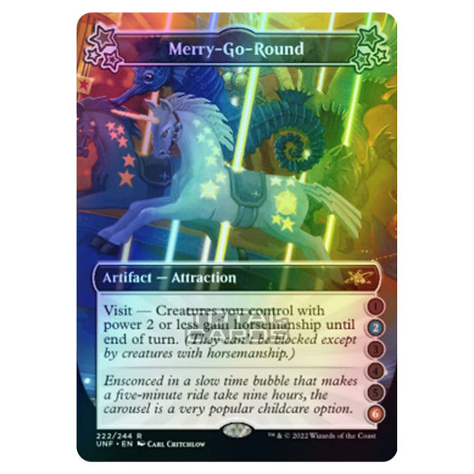 Magic The Gathering - Unfinity - Merry-Go-Round - 222a/244 (Foil)