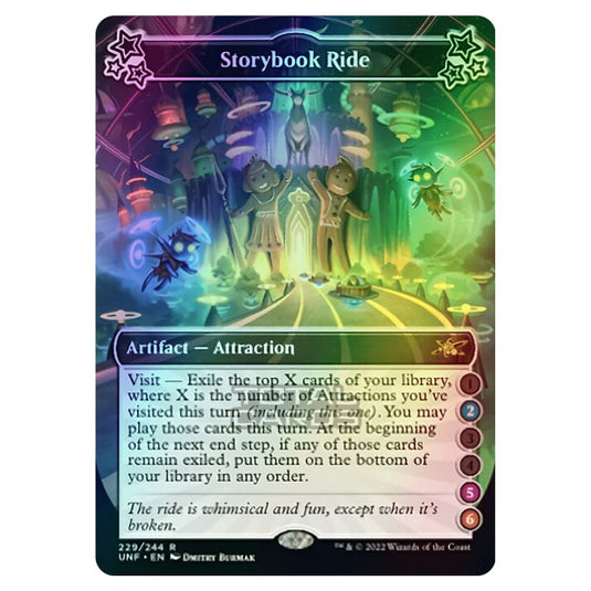 Magic The Gathering - Unfinity - Storybook Ride - 229a/244 (Foil)