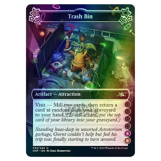 Magic The Gathering - Unfinity - Trash Bin - 232d/244 (Foil)