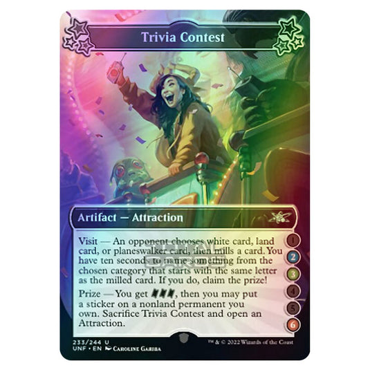 Magic The Gathering - Unfinity - Trivia Contest - 233a/244 (Foil)