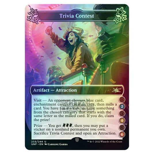 Magic The Gathering - Unfinity - Trivia Contest - 233b/244 (Foil)