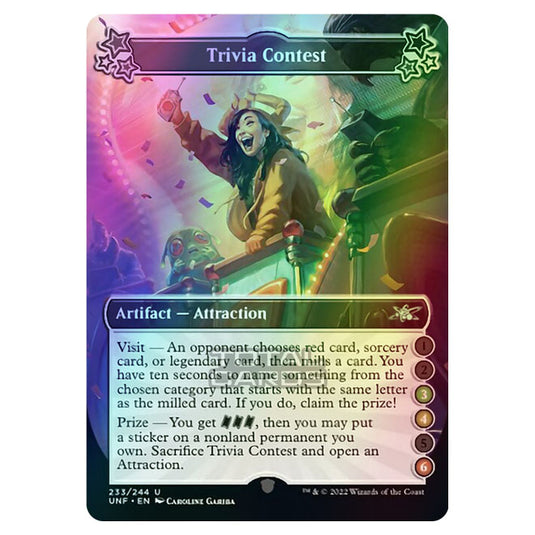 Magic The Gathering - Unfinity - Trivia Contest - 233d/244 (Foil)