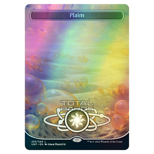 Magic The Gathering - Unfinity - Plains - 235/244 (Foil)