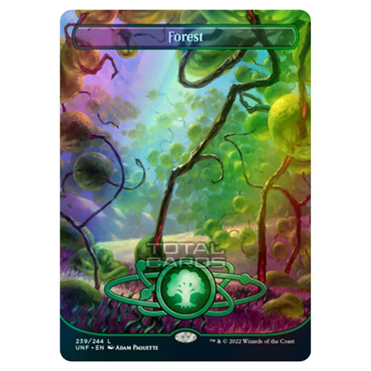 Magic The Gathering - Unfinity - Forest - 239/244 (Foil)