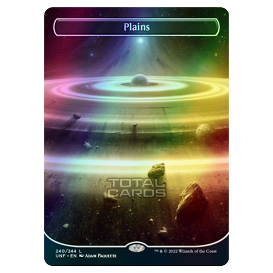 Magic The Gathering - Unfinity - Plains - 240/244 (Foil)