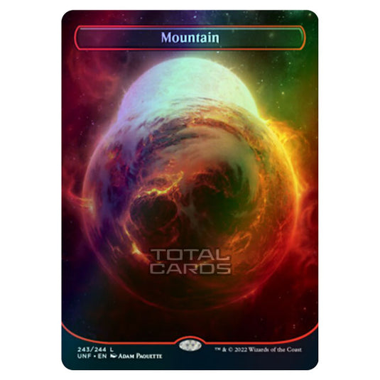 Magic The Gathering - Unfinity - Mountain - 243/244 (Foil)