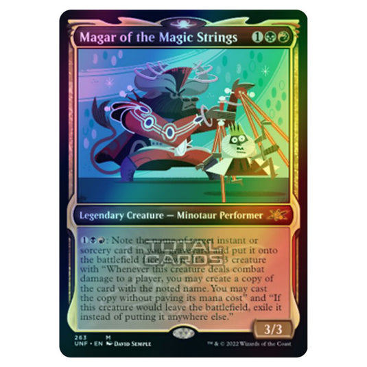 Magic The Gathering - Unfinity - Magar of the Magic Strings (Showcase Card) - 263/244 (Foil)