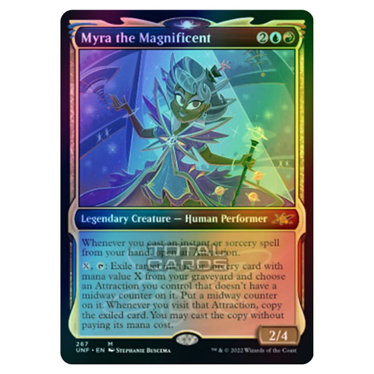 Magic The Gathering - Unfinity - Myra the Magnificent (Showcase Card) - 267/244 (Foil)