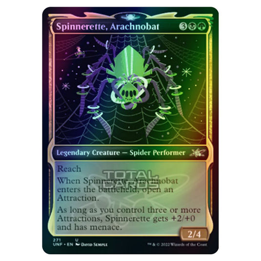 Magic The Gathering - Unfinity - Spinnerette, Arachnobat (Showcase Card) - 271/244 (Foil)