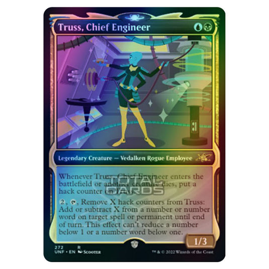 Magic The Gathering - Unfinity - Truss, Chief Engineer (Showcase Card) - 272/244 (Foil)