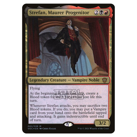 Magic The Gathering - Innistrad - Crimson Vow Commander - Strefan, Maurer Progenitor - 2/38