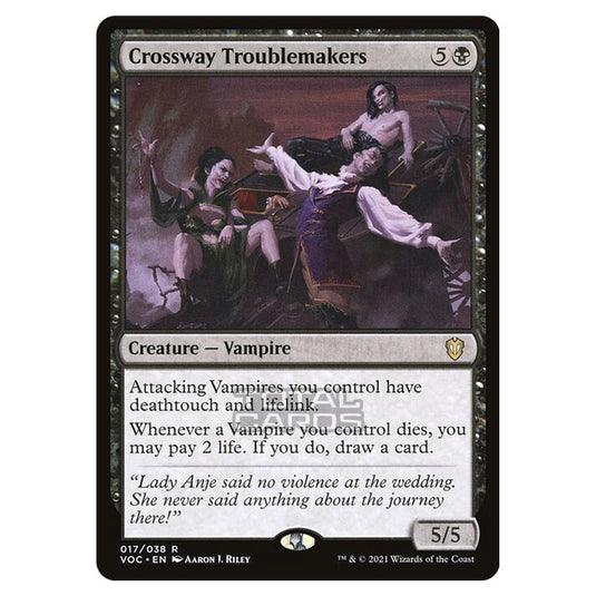 Magic The Gathering - Innistrad - Crimson Vow Commander - Crossway Troublemakers - 17/38