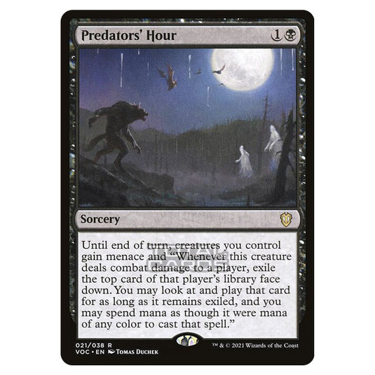 Magic The Gathering - Innistrad - Crimson Vow Commander - Predators' Hour - 21/38