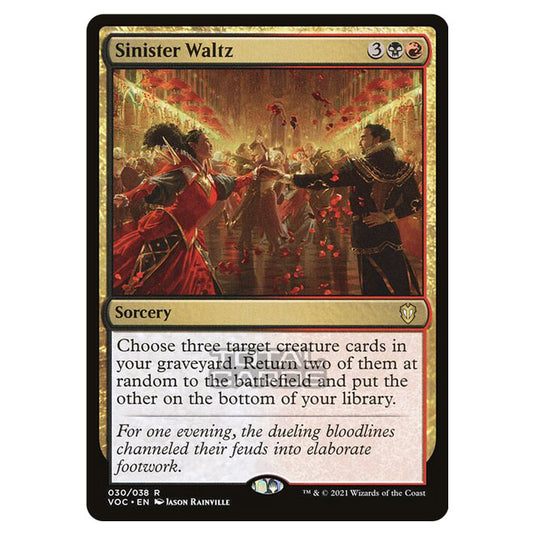 Magic The Gathering - Innistrad - Crimson Vow Commander - Sinister Waltz - 30/38