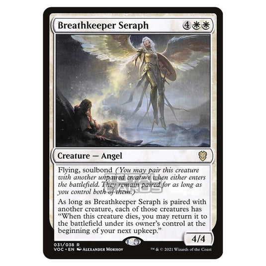 Magic The Gathering - Innistrad - Crimson Vow Commander - Breathkeeper Seraph - 31/38