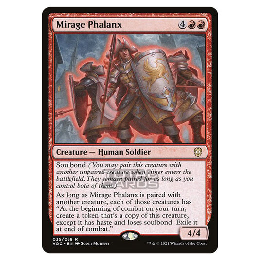 Magic The Gathering - Innistrad - Crimson Vow Commander - Mirage Phalanx - 35/38