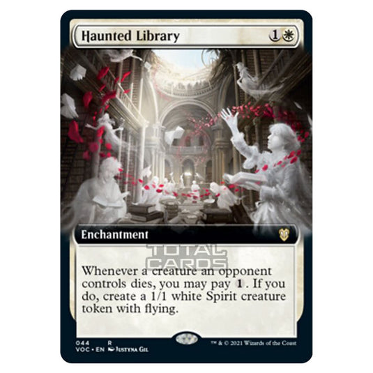 Magic The Gathering - Innistrad - Crimson Vow Commander - Haunted Library - 44/38