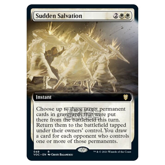 Magic The Gathering - Innistrad - Crimson Vow Commander - Sudden Salvation - 48/38