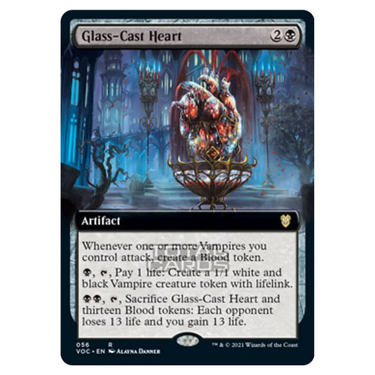 Magic The Gathering - Innistrad - Crimson Vow Commander - Glass-Cast Heart - 56/38