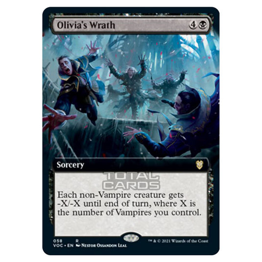 Magic The Gathering - Innistrad - Crimson Vow Commander - Olivia's Wrath - 58/38