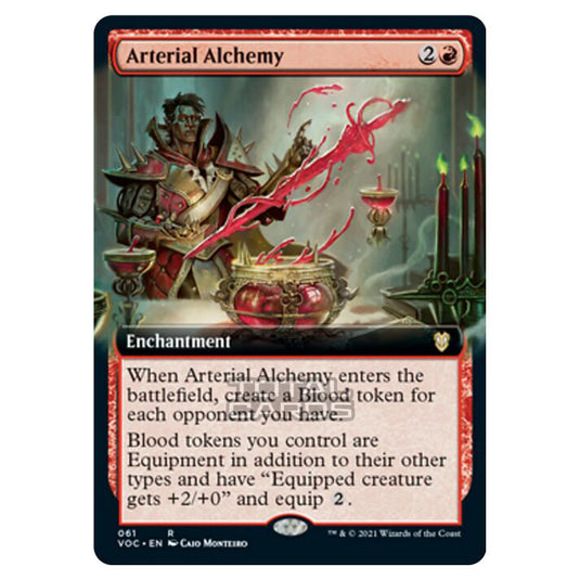 Magic The Gathering - Innistrad - Crimson Vow Commander - Arterial Alchemy - 61/38