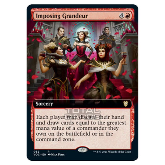 Magic The Gathering - Innistrad - Crimson Vow Commander - Imposing Grandeur - 62/38