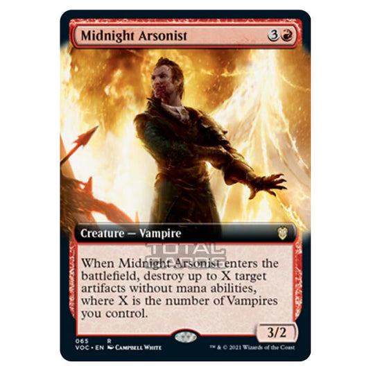 Magic The Gathering - Innistrad - Crimson Vow Commander - Midnight Arsonist - 65/38