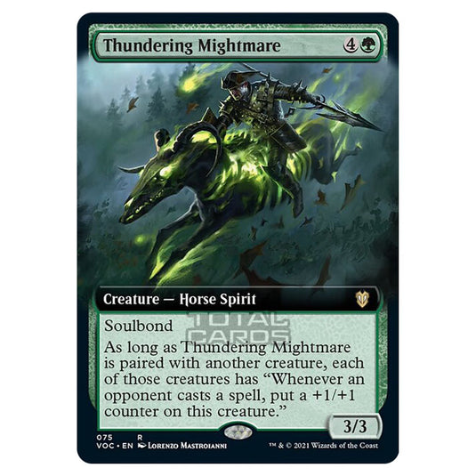 Magic The Gathering - Innistrad - Crimson Vow Commander - Thundering Mightmare - 75/38