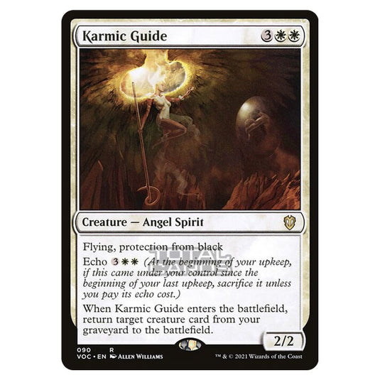 Magic The Gathering - Innistrad - Crimson Vow Commander - Karmic Guide - 90/38