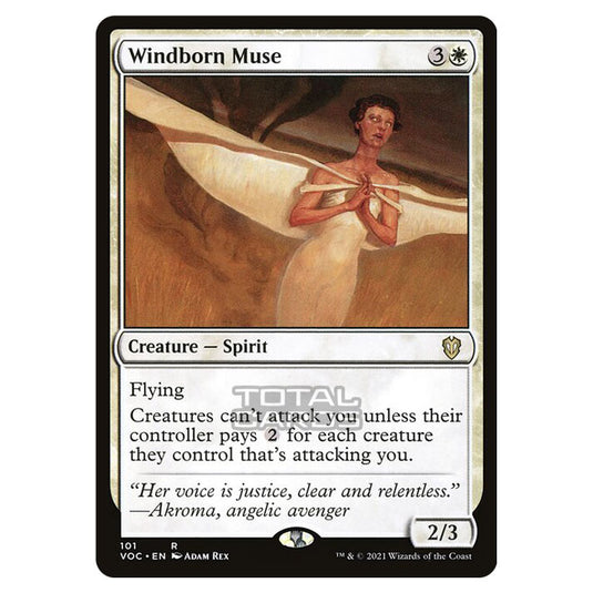 Magic The Gathering - Innistrad - Crimson Vow Commander - Windborn Muse - 101/38