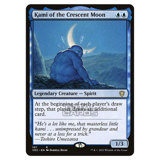 Magic The Gathering - Innistrad - Crimson Vow Commander - Kami of the Crescent Moon - 107/38