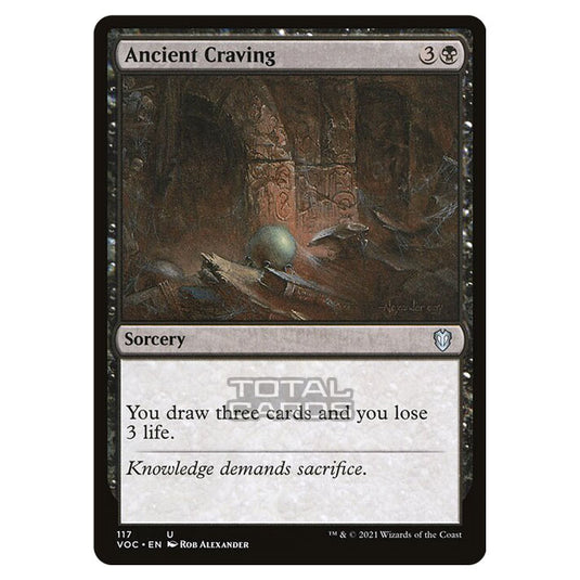 Magic The Gathering - Innistrad - Crimson Vow Commander - Ancient Craving - 117/38