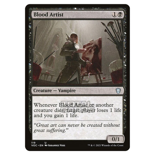 Magic The Gathering - Innistrad - Crimson Vow Commander - Blood Artist - 119/38